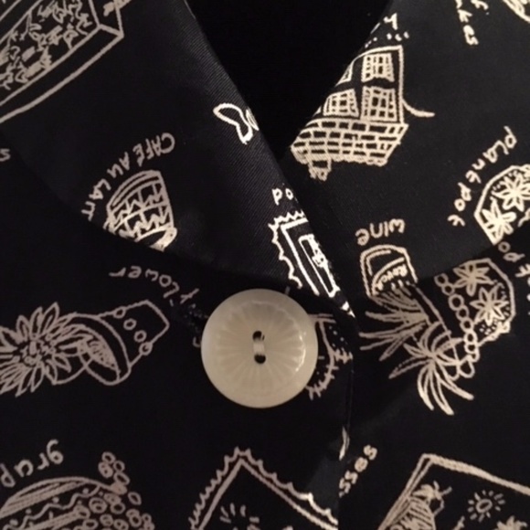 Vintage 90's LuLu Wear Patterned Shirt/Jacket - Picture 5 of 6